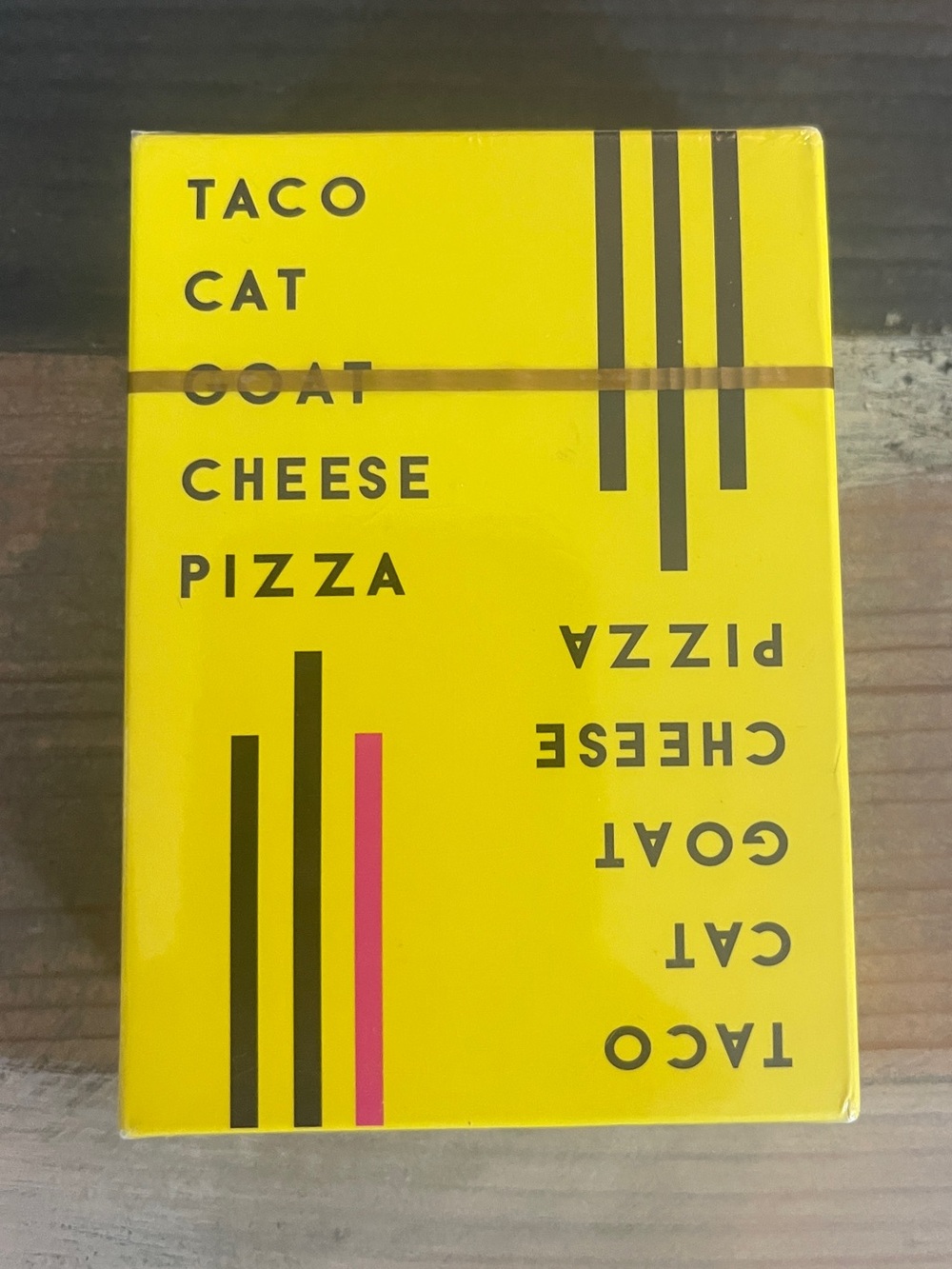 Taco Cat Goat Cheese Pizza Card Game- NEW SEALED
